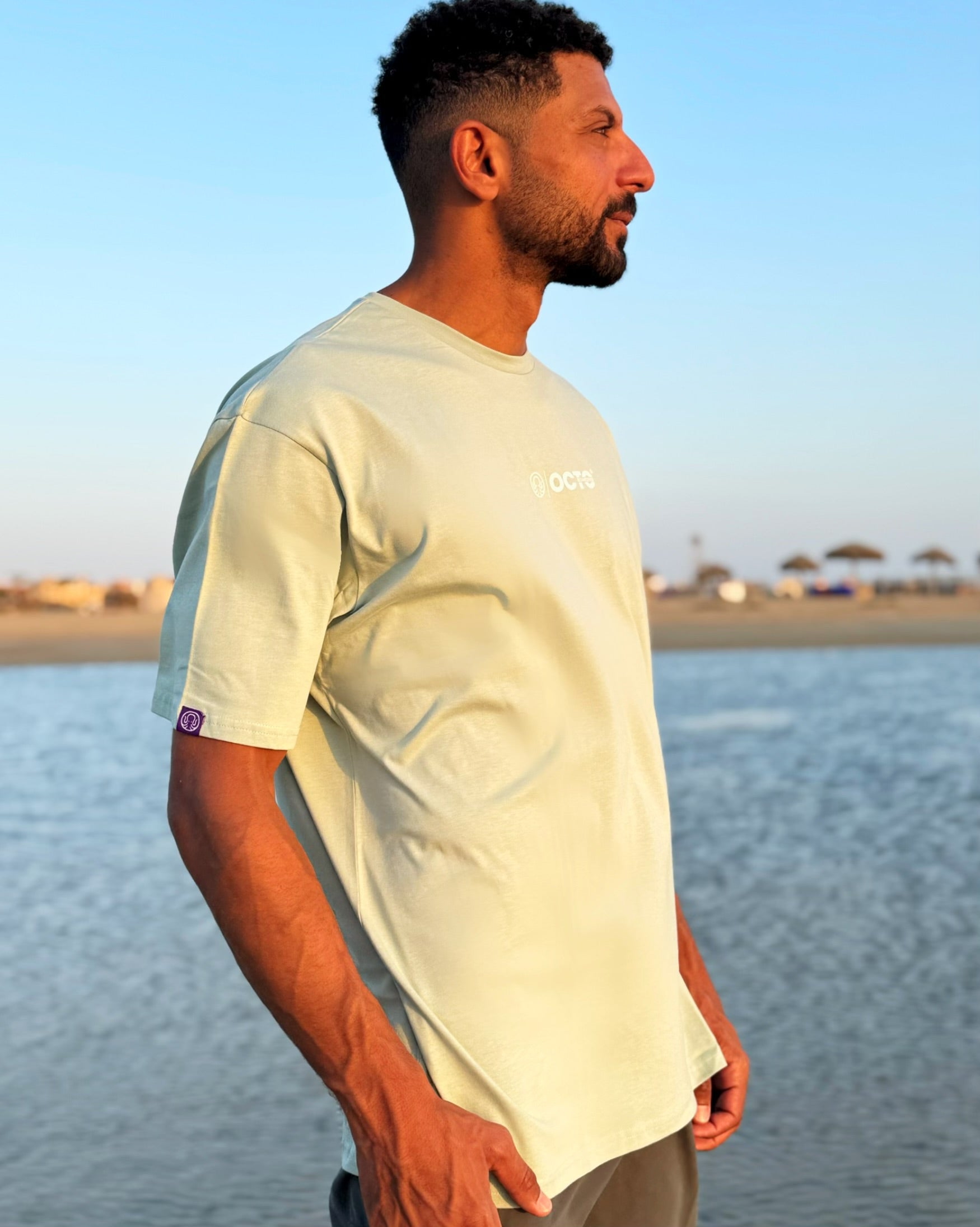 Ride Hard & Stay Salty Oversized T-Shirt - Mint