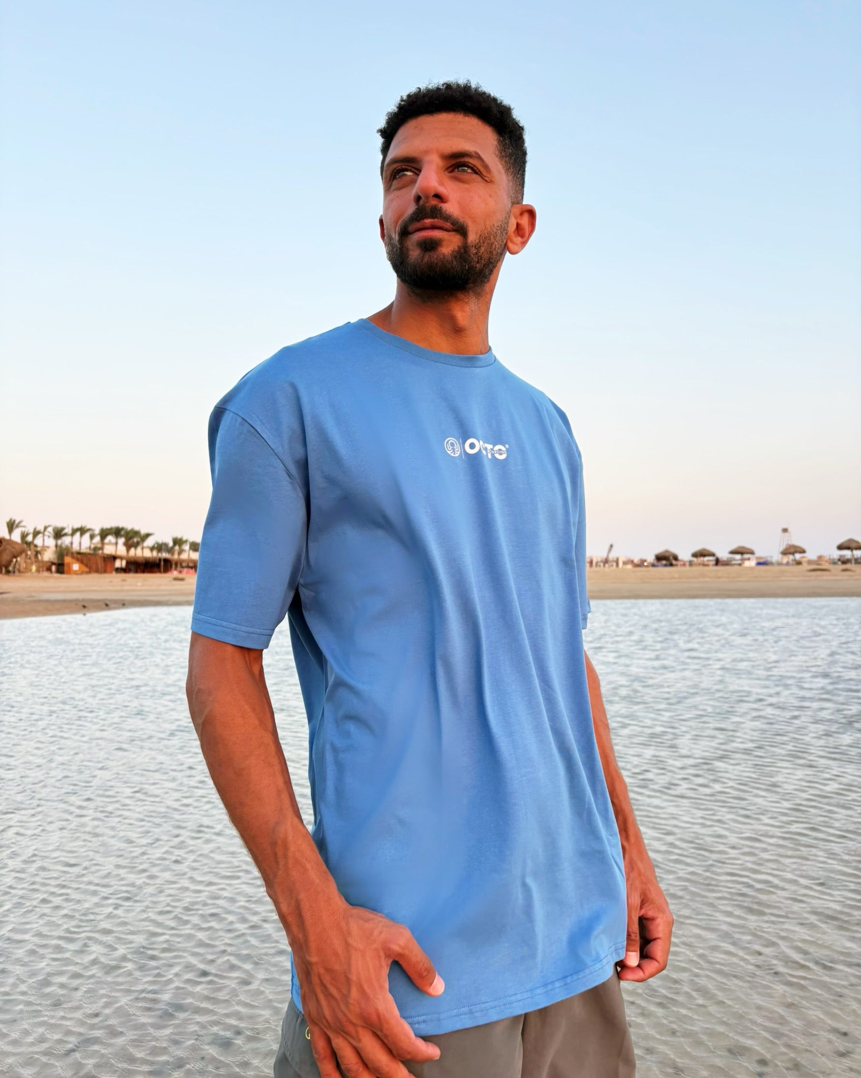Chasing Stoke Oversized T-Shirt - Blue