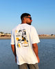 Red Sea Vibes Heavy Jersey Oversized T-Shirt - White