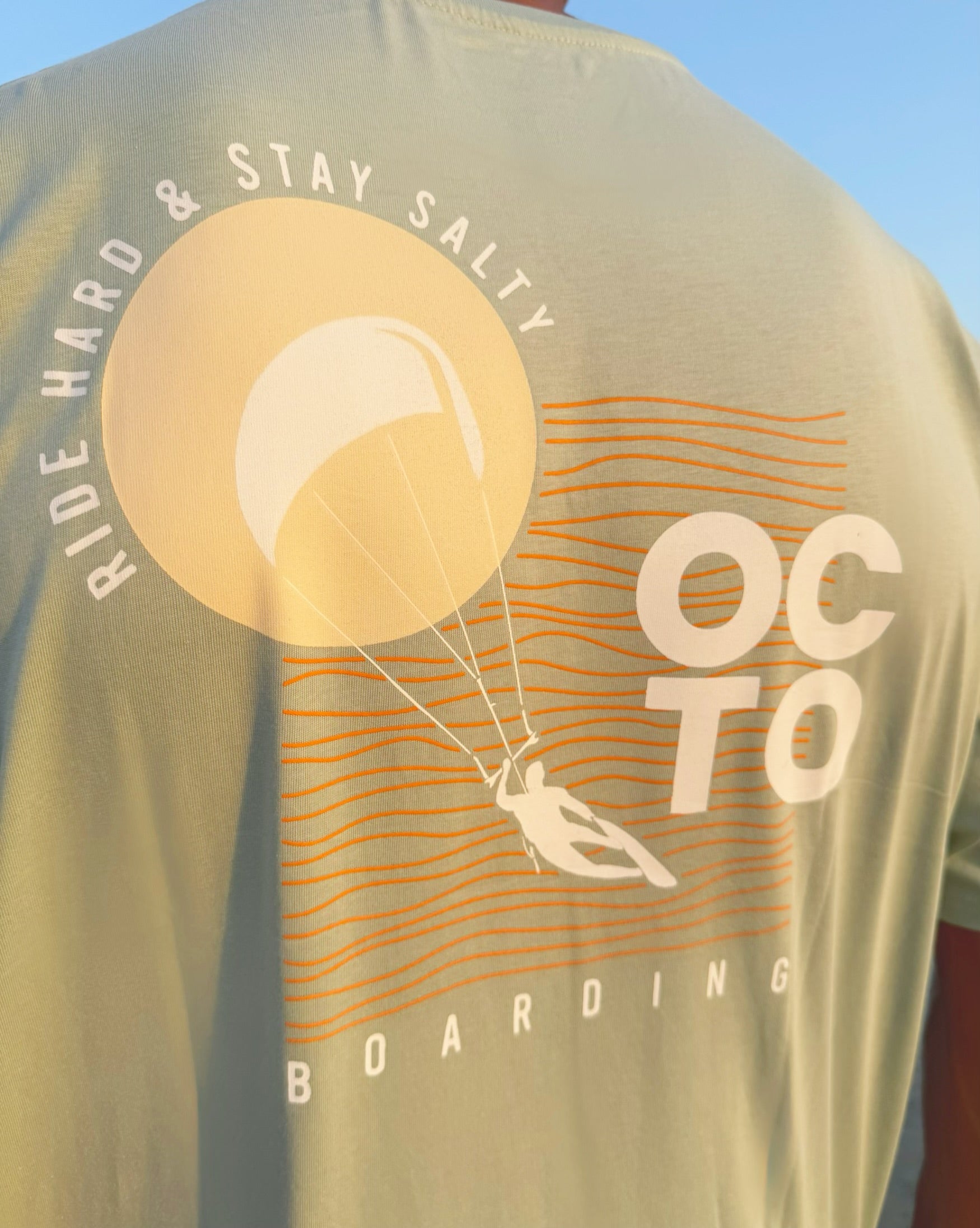 Ride Hard & Stay Salty Oversized T-Shirt - Mint