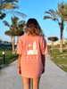 Chasing Stoke Oversized T-Shirt - Salmon