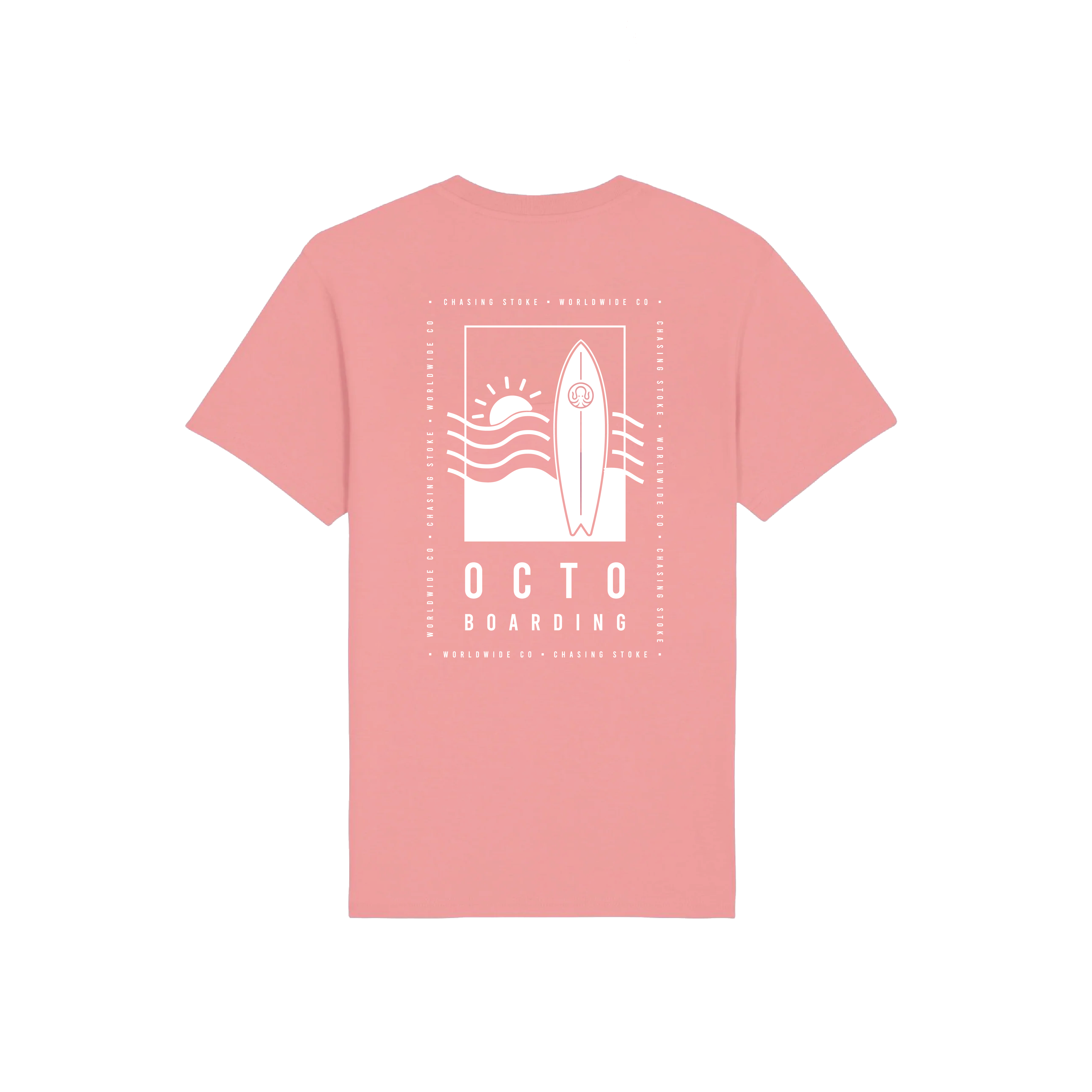 Chasing Stoke Oversized T-Shirt - Salmon