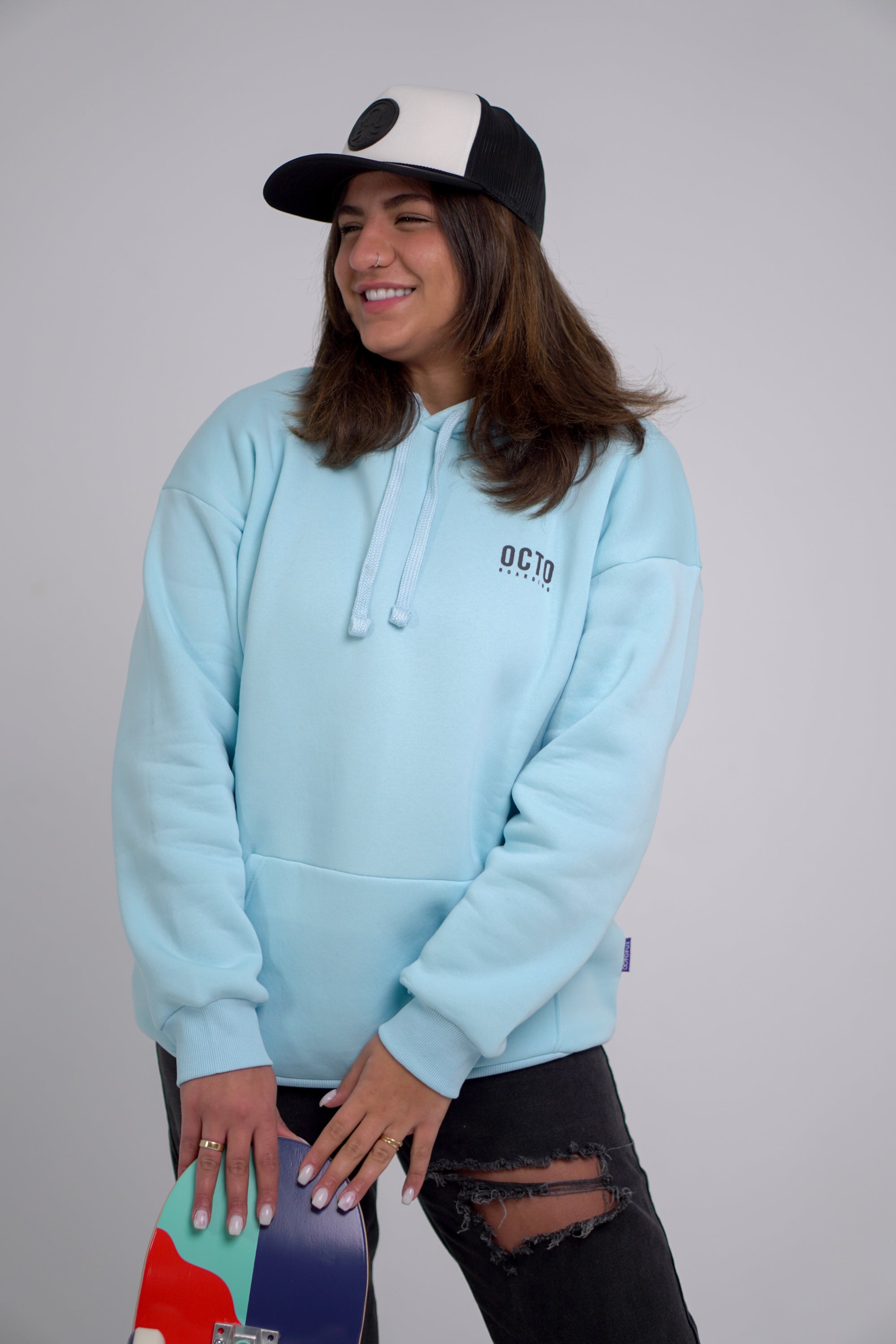 Icy Blue - Skate Dementia Hoodie