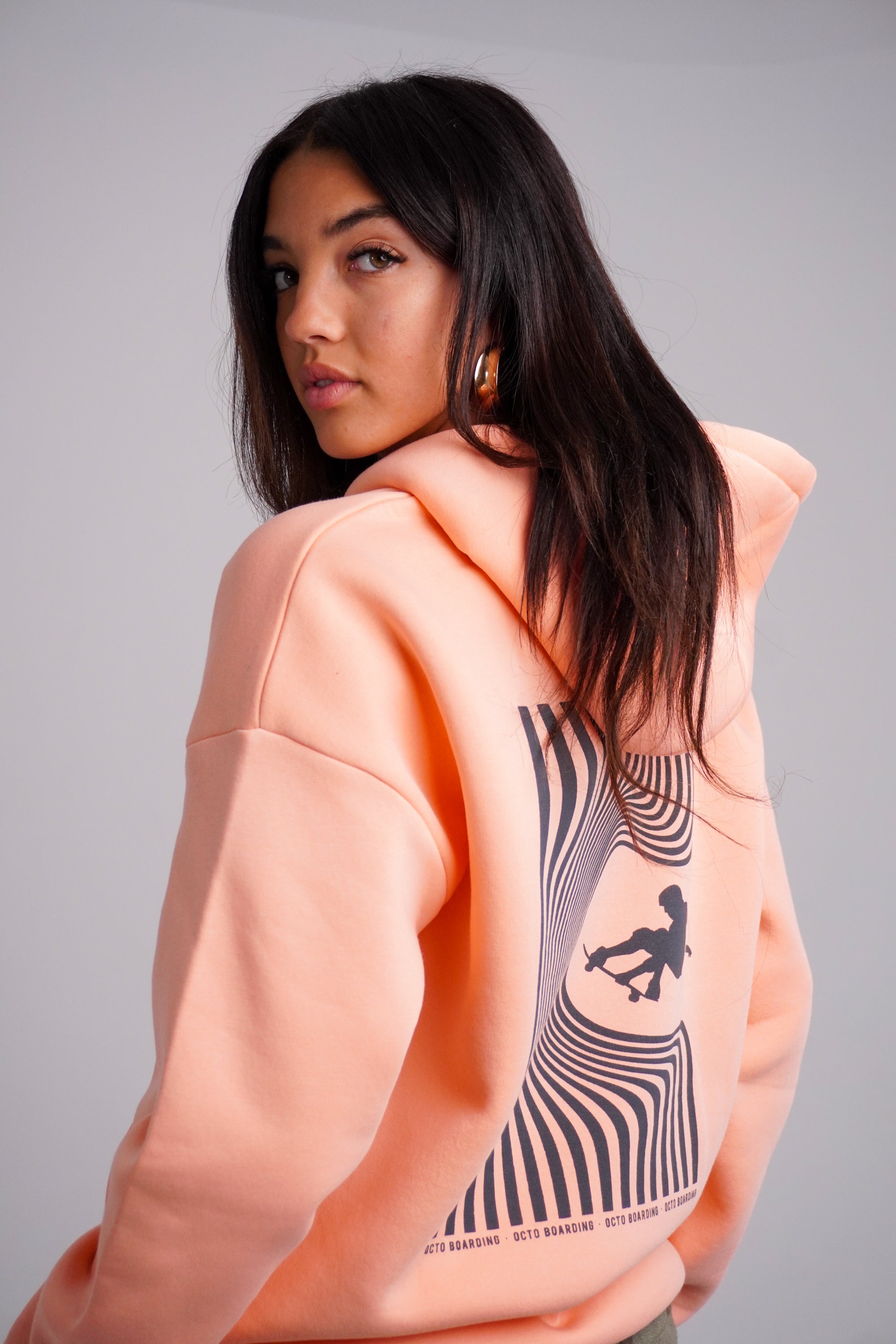 Flushed Salmon - Skate Dementia Hoodie