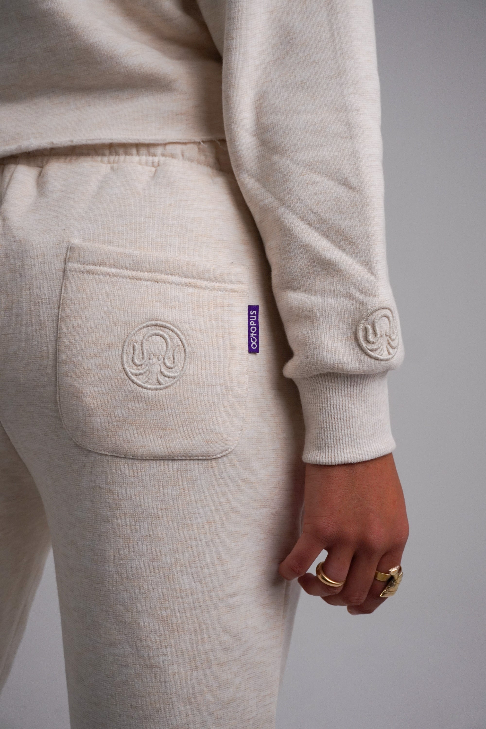 Heather Beige - Sweatpants