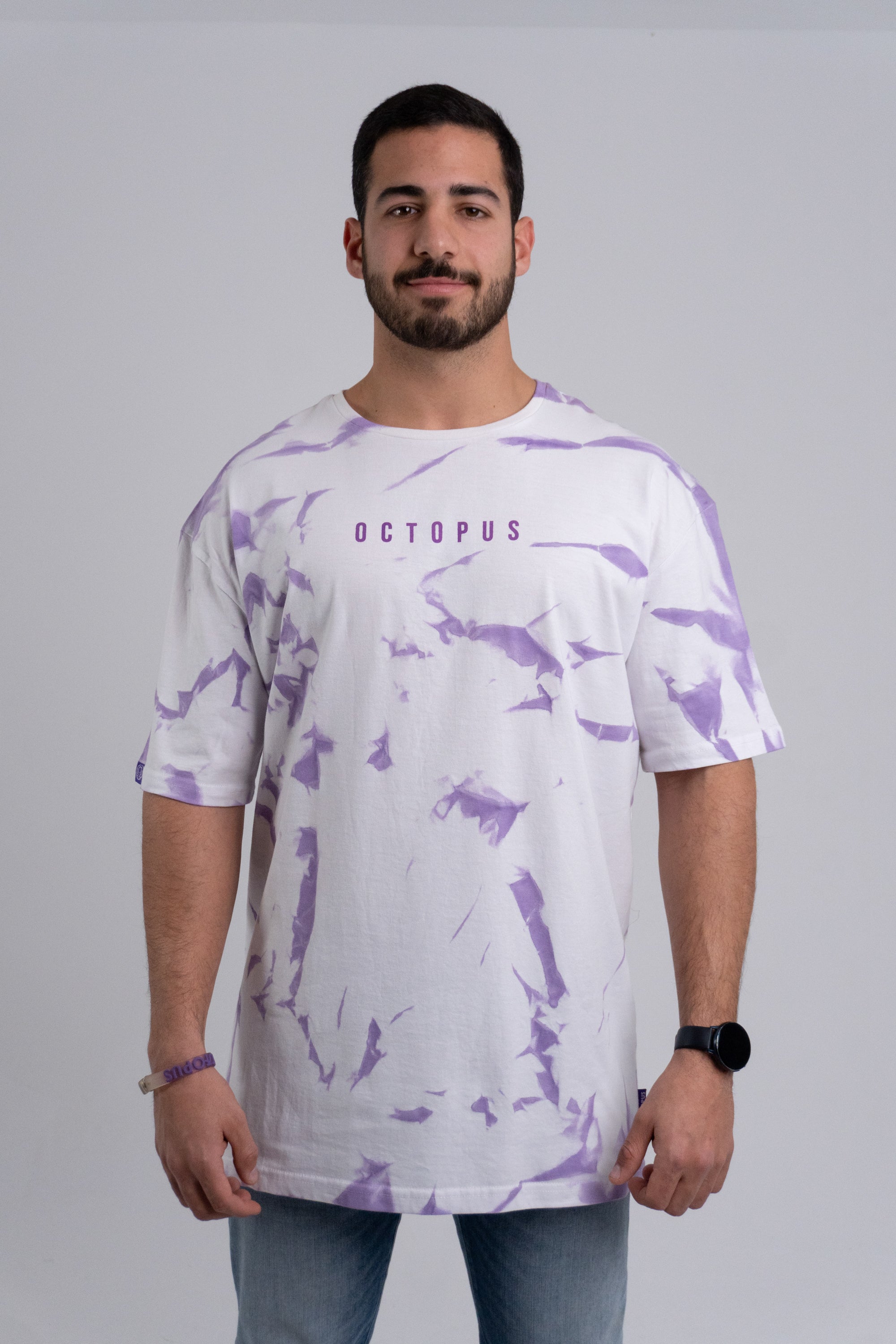 Purple Tie Dye Oversized T-Shirt