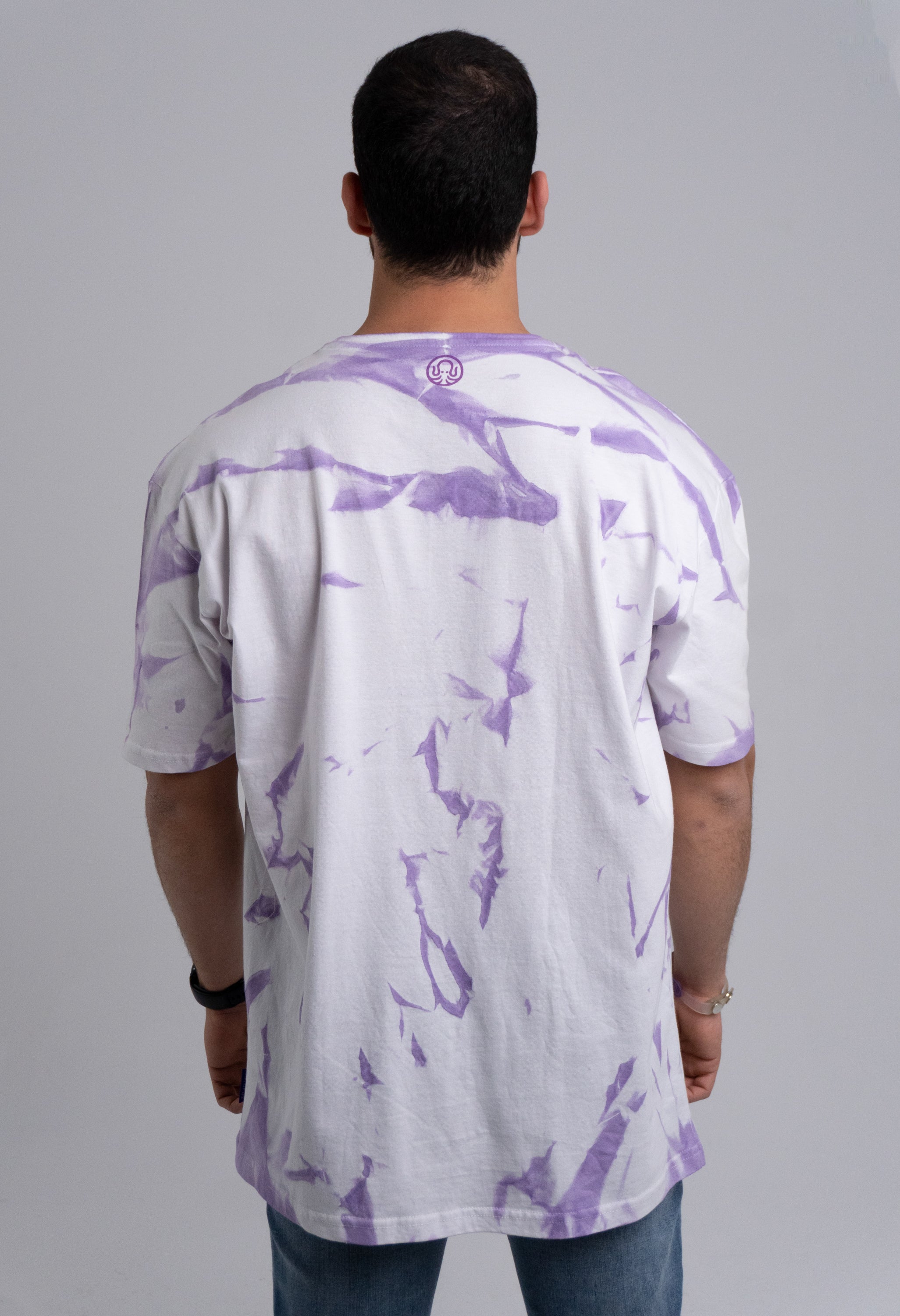 Purple Tie Dye Oversized T-Shirt