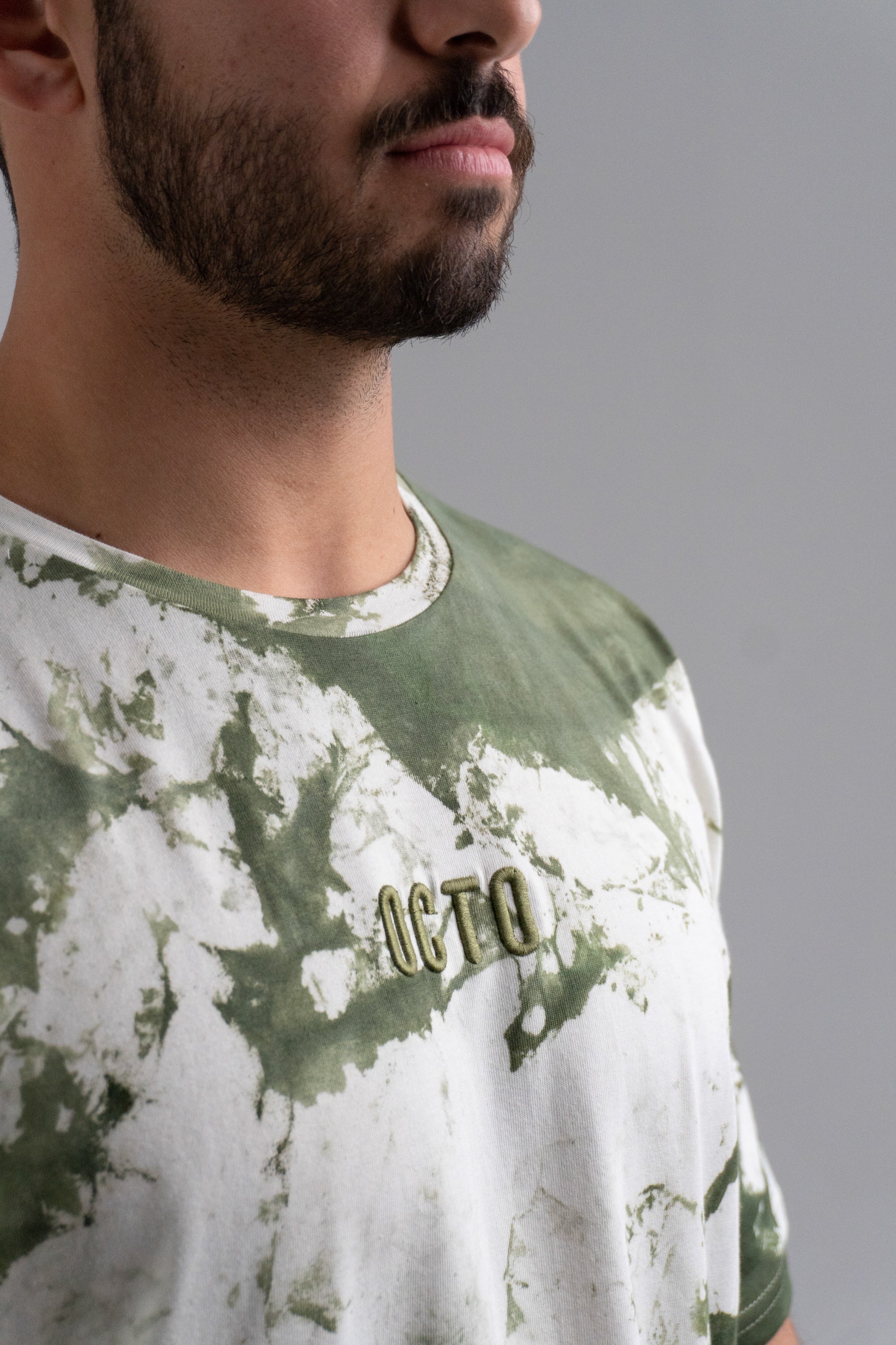 Green Tie Dye Oversized T-Shirt