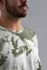 Green Tie Dye Oversized T-Shirt