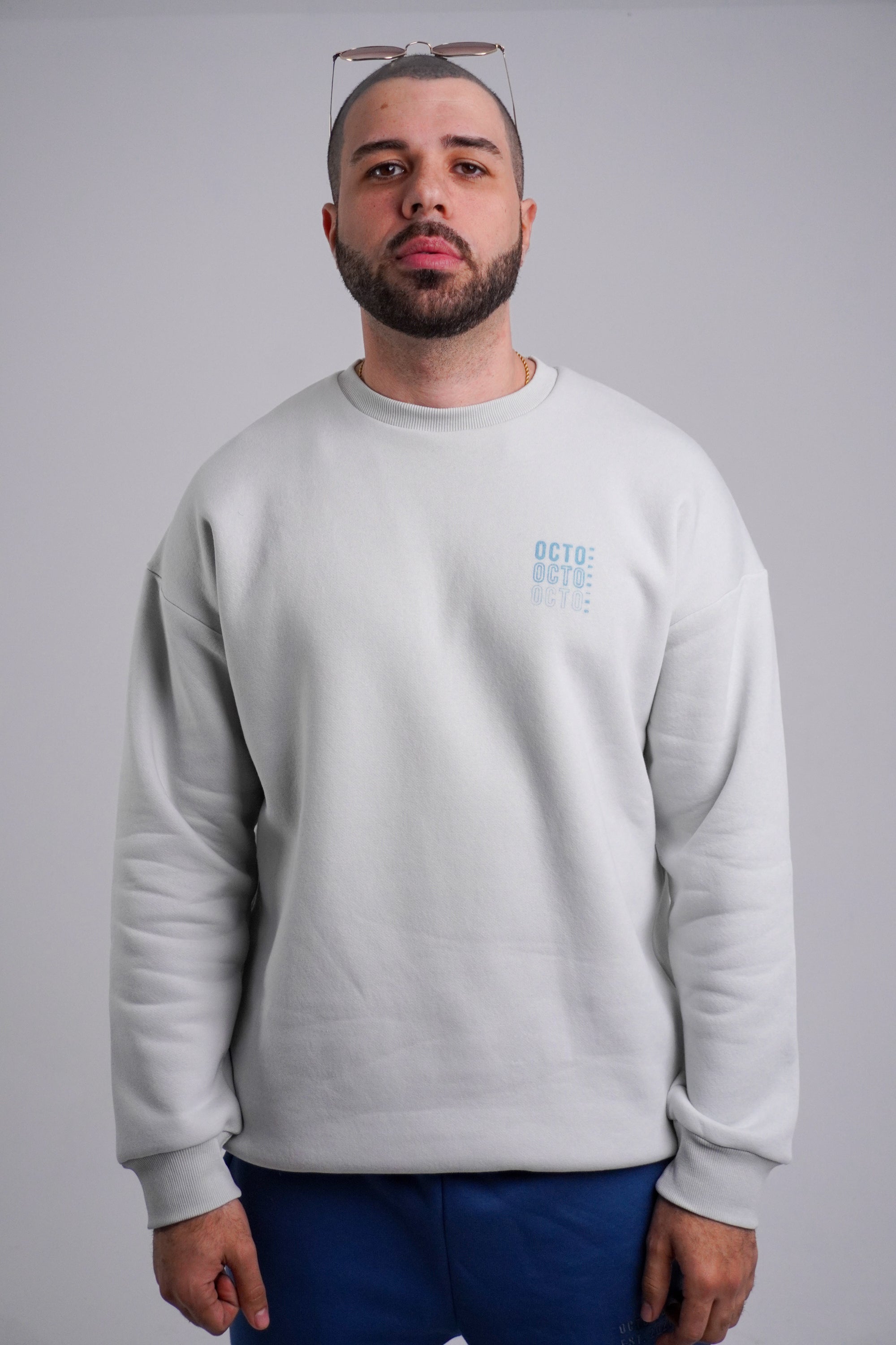 Fog Grey - Surf Fever Sweatshirt