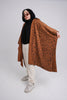 Tawny Brown Winter Kimono