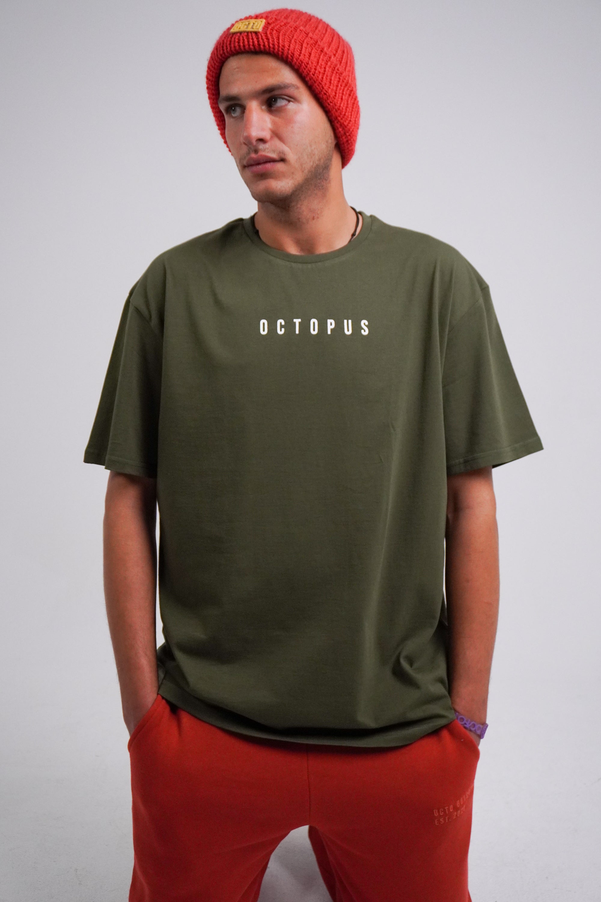 Army Green Oversized T-Shirt