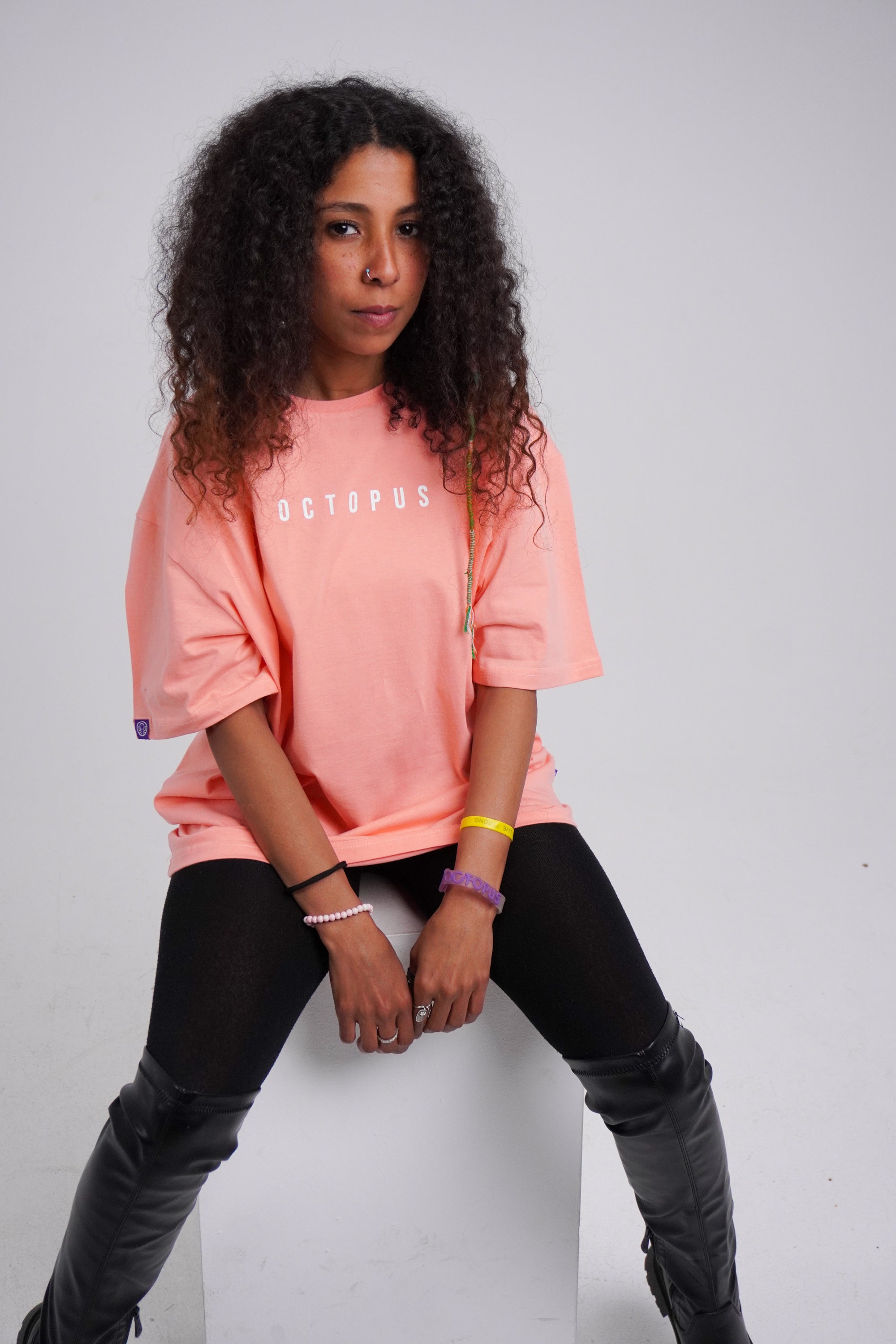 Salmon Oversized T-Shirt