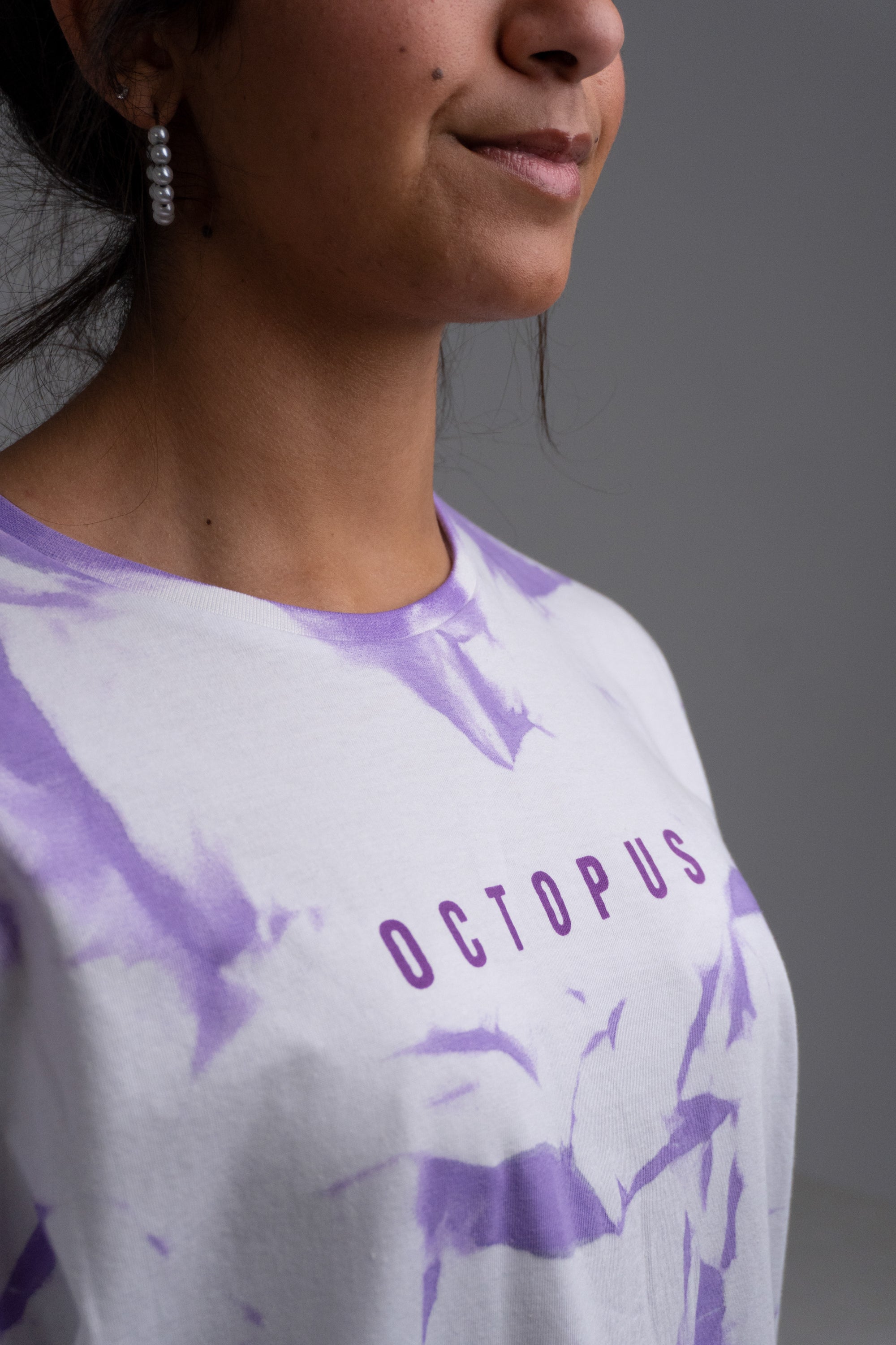 Purple Tie Dye Oversized T-Shirt