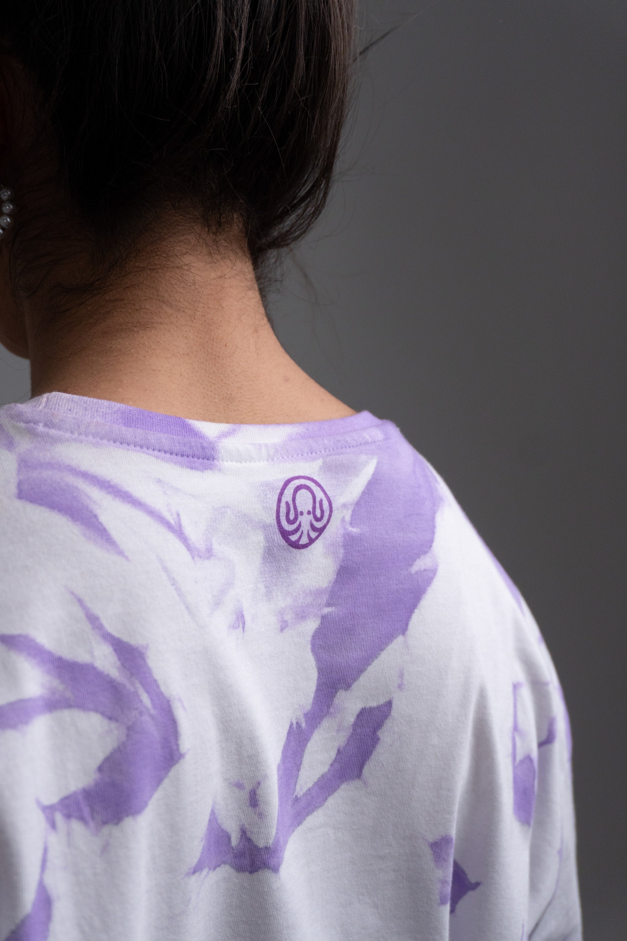 Purple Tie Dye Oversized T-Shirt