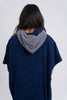 Navy Microfiber Poncho