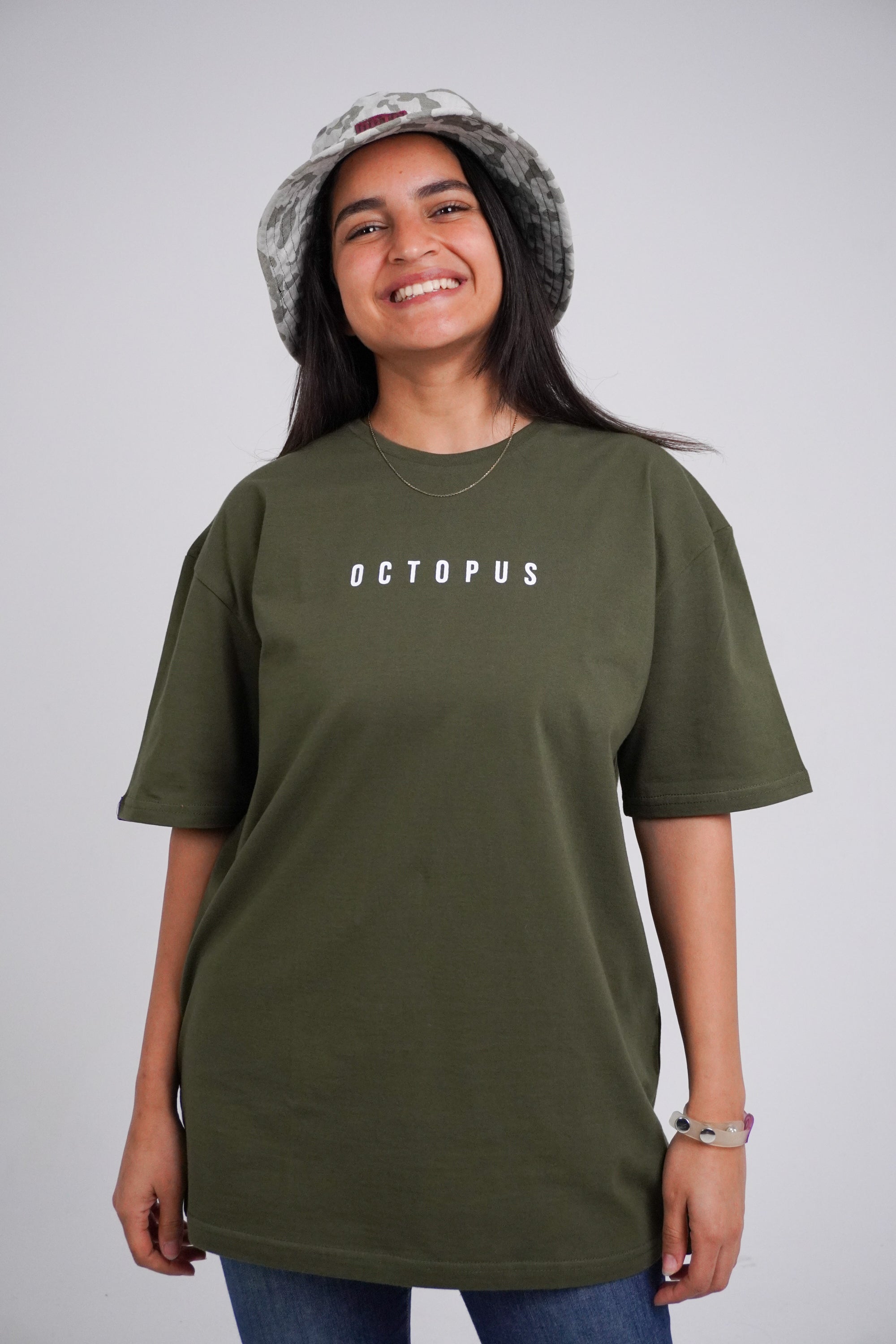 Army Green Oversized T-Shirt