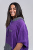 Purple Microfiber Poncho