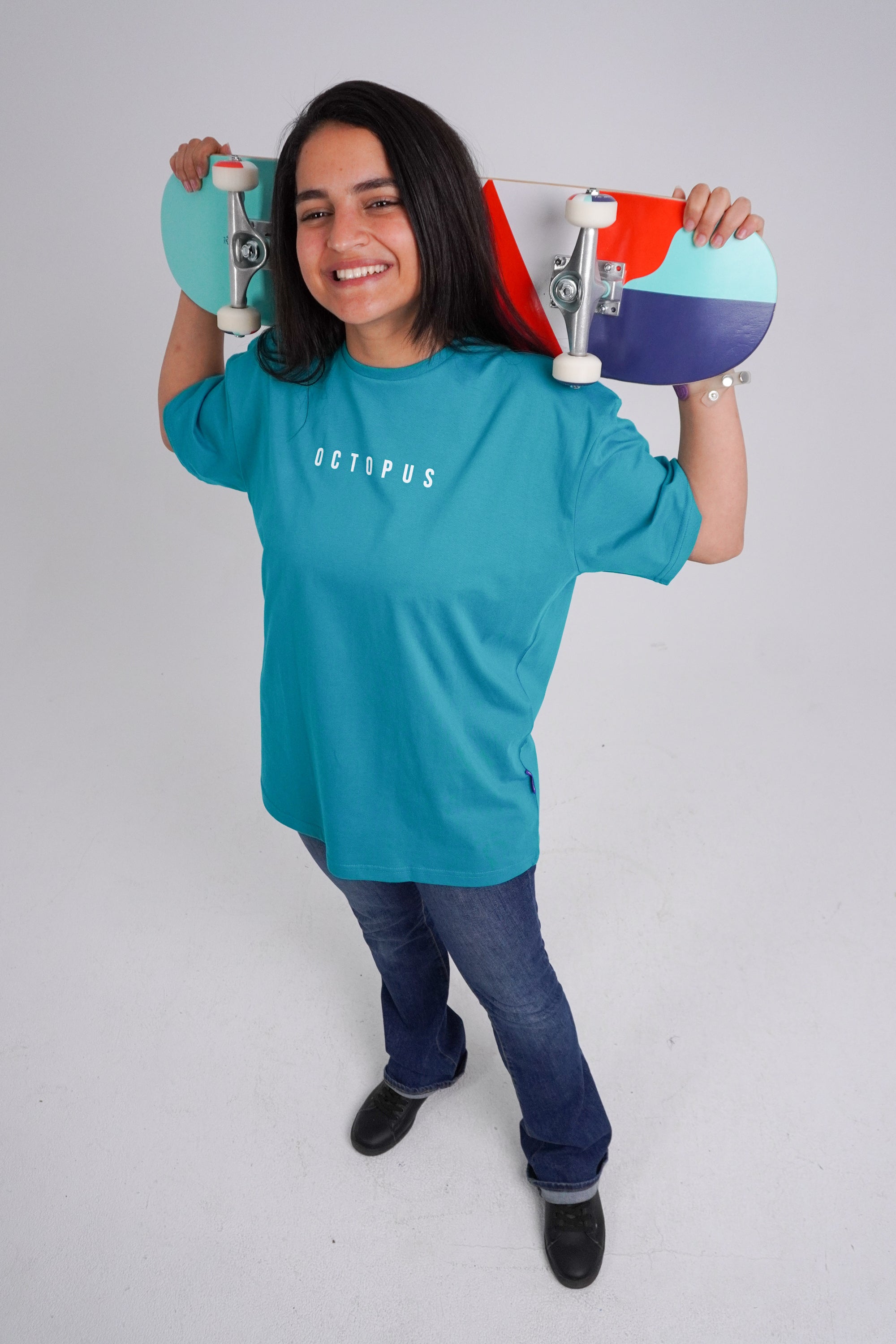 Teal Oversized T-Shirt