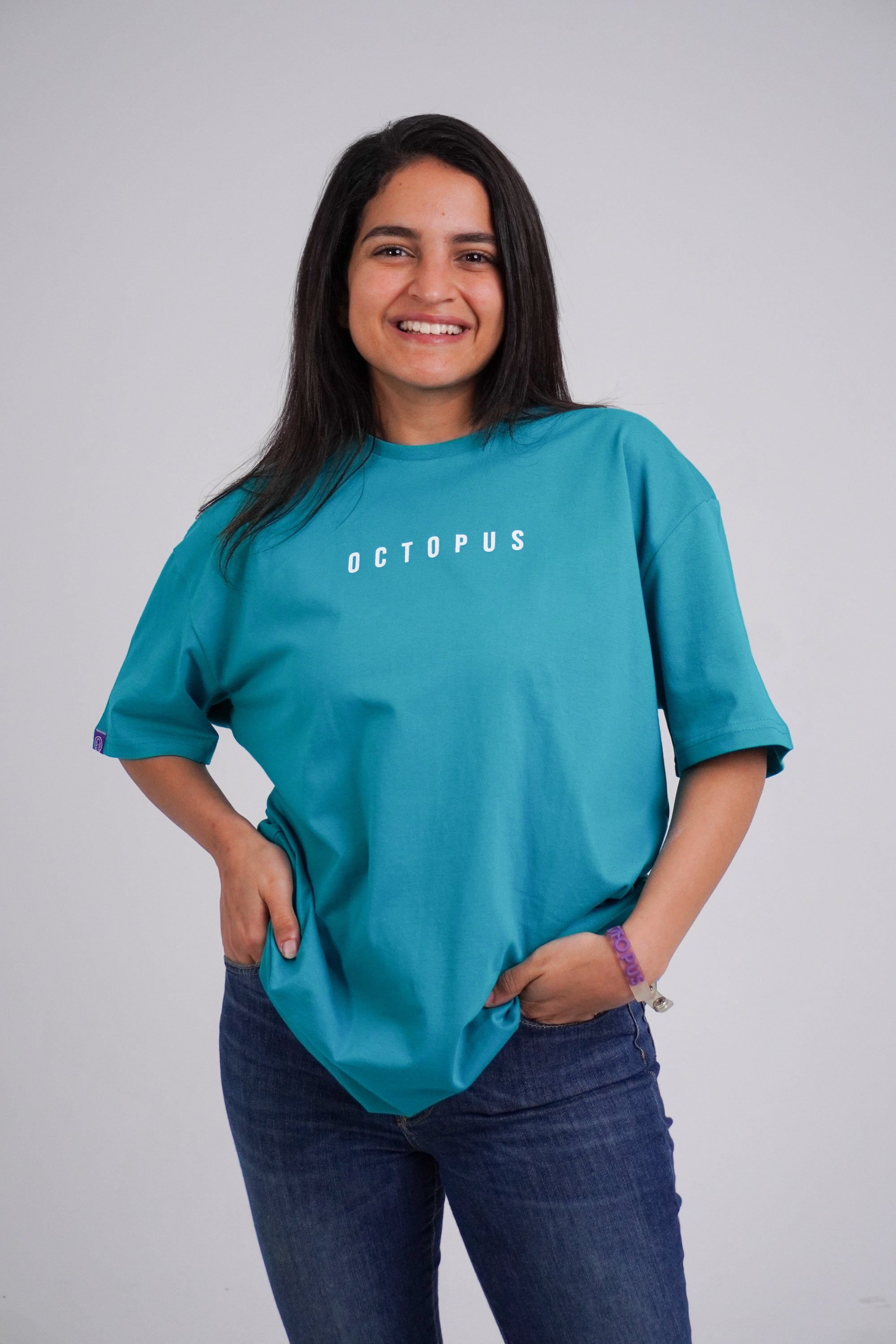 Teal Oversized T-Shirt