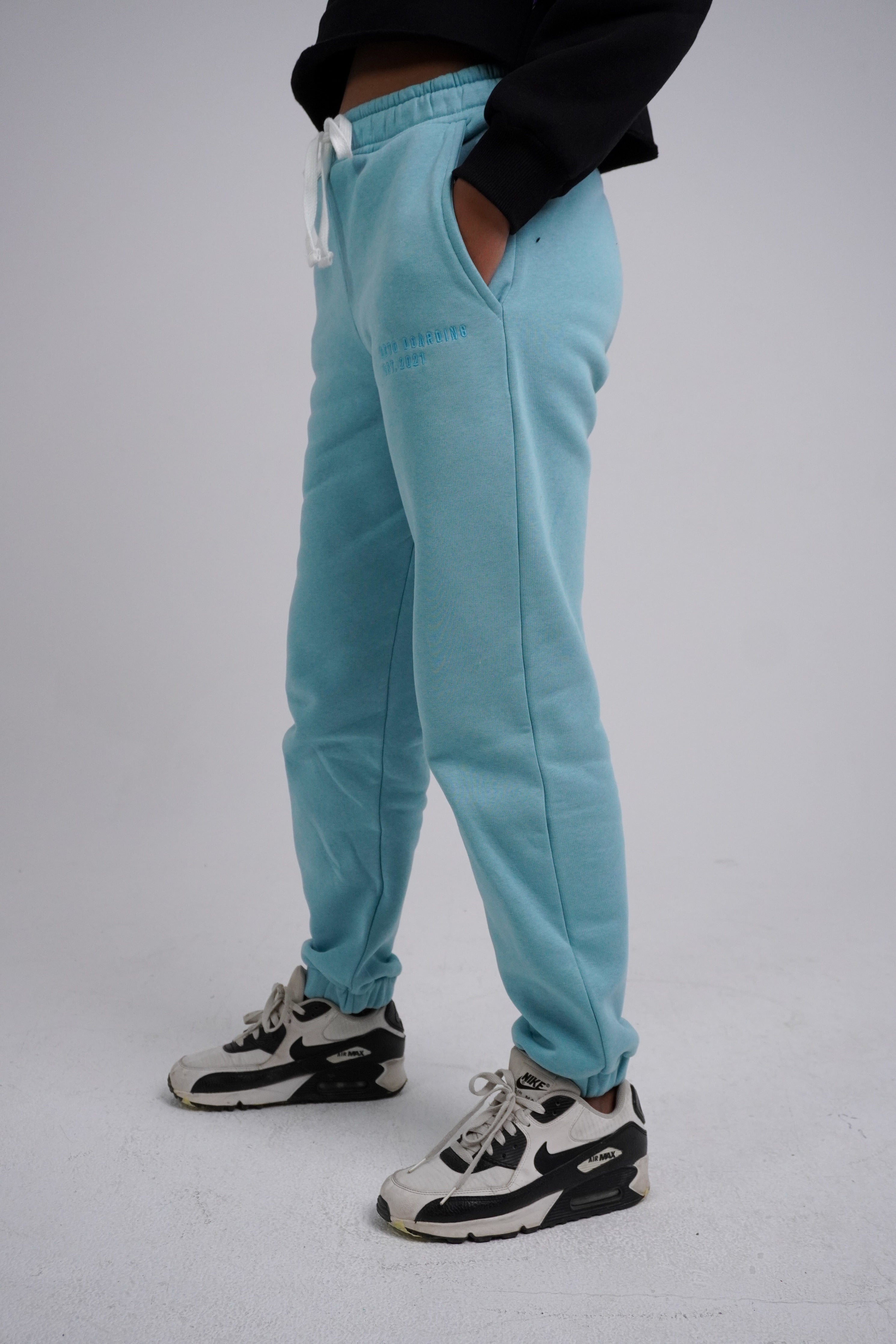 Aqua Blue Sweatpants